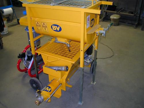 Plastering machines-traditional mortar pumps